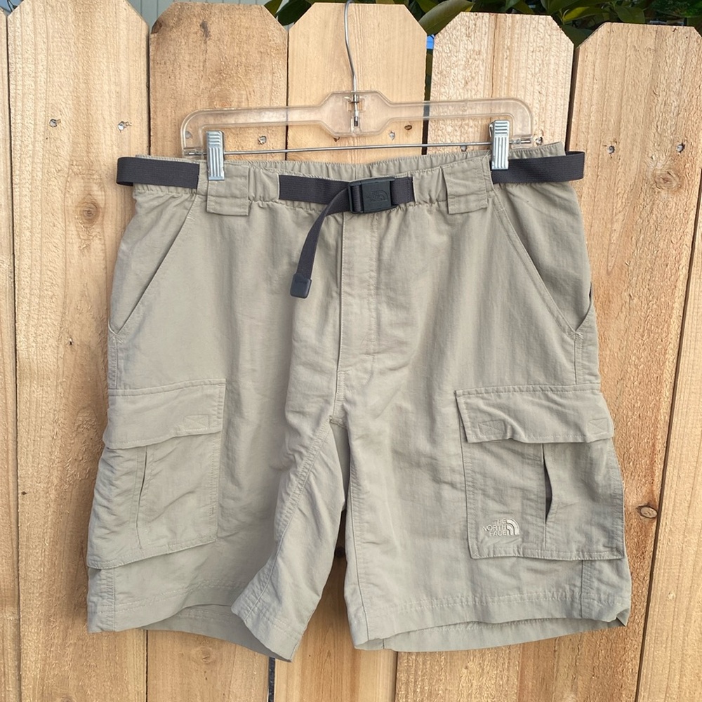 North Face Men's Cargo Shorts Size Large 9" Inseam Hybrid Utility Hiking Outdoor
